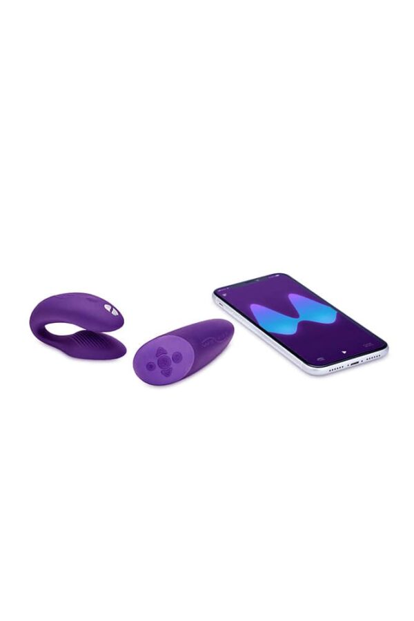 Chorus Adjustable Dual Couples Vibrator - Purple